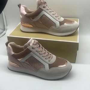 Michael Kors
Women's Pink Wilma Suede  Sneaker 9